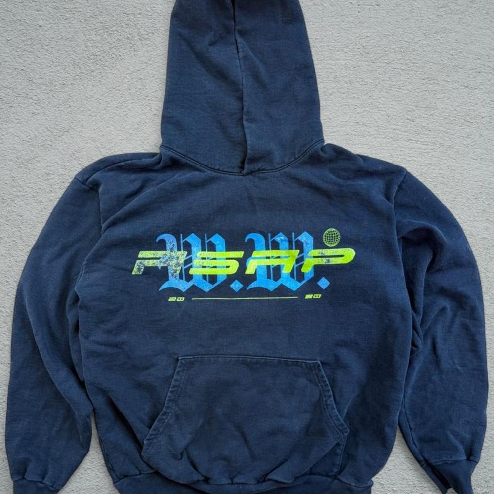 Vintage PacSun Black Graphic Hoodie M Y2K